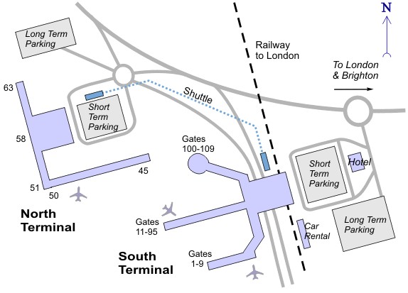 Схема аэропорта Хитроу full
