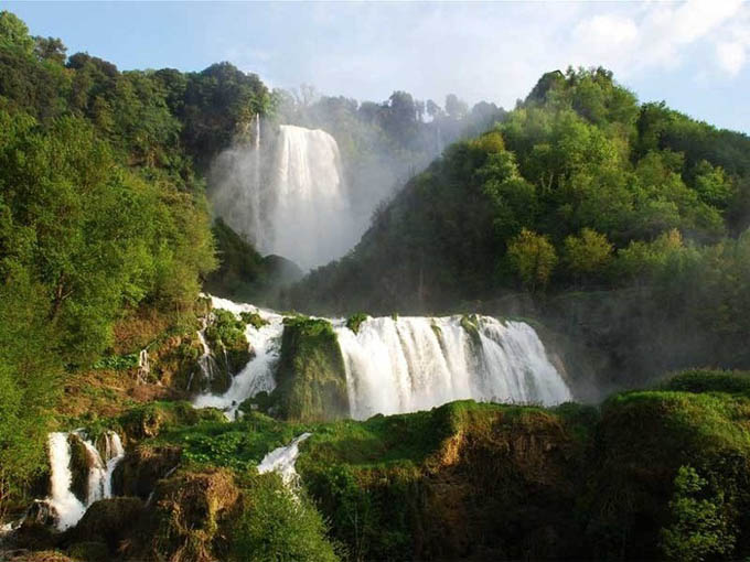 Умбрия: Водопад Каската