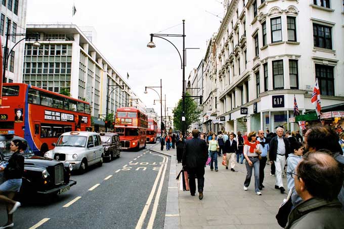 Что привезти из Великобритании: Оксфорд-стрит, Лондон